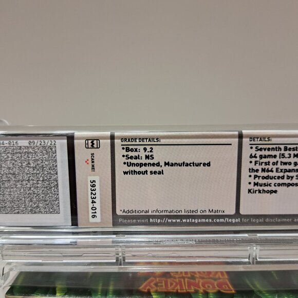 Rare Brand New No Seal Nintendo 64 N64 Japan Donkey Kong 64 No Resale Edition G - Picture 6 of 7